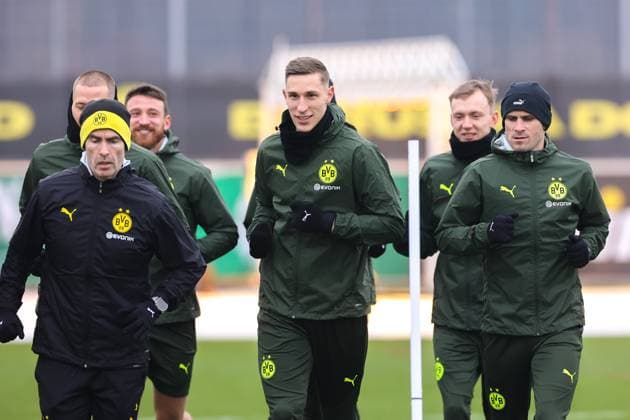 Football, CL, Borussia Dortmund, Training