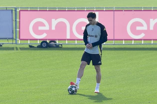 Kenan Yildiz of Juventus FC during the 2024 2025 Champions League training at JTC Continassa on February 10, 2025 in Turin, Italy - ph Giuliano Marchisciano  Copyright: xGiulianoxMarchisciano IPAxSportx xipa-agency.netx xx IPA_53886928 IPA_Agency_IPA53886928