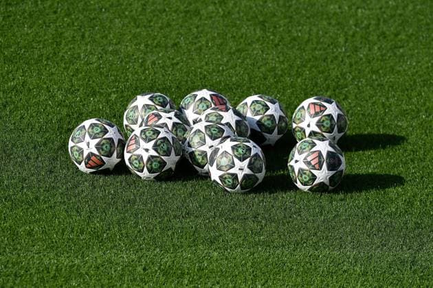 Official Adidas Champions League matchball during the 2024 2025 Champions League training at JTC Continassa on February 10, 2025 in Turin, Italy - ph Giuliano Marchisciano  Copyright: xGiulianoxMarchisciano IPAxSportx xipa-agency.netx xx IPA_53887001 IPA_Agency_IPA53887001