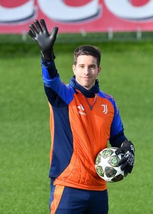 Iago Lozano goalkeeper coach of Juventus FC during the 2024 2025 Champions League training at JTC Continassa on February 10, 2025 in Turin, Italy - ph Giuliano Marchisciano  Copyright: xGiulianoxMarchisciano IPAxSportx xipa-agency.netx xx IPA_53887008 IPA_Agency_IPA53887008