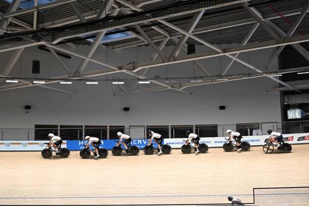 10-02-2025 Allenamento Europei Pista Zolder 2025; 2025, Svizzera; Zolder, Velodromo; 