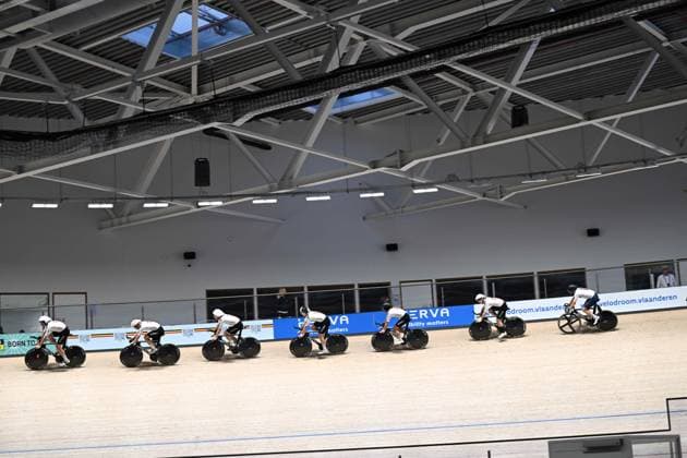 10-02-2025 Allenamento Europei Pista Zolder 2025; 2025, Svizzera; Zolder, Velodromo; 