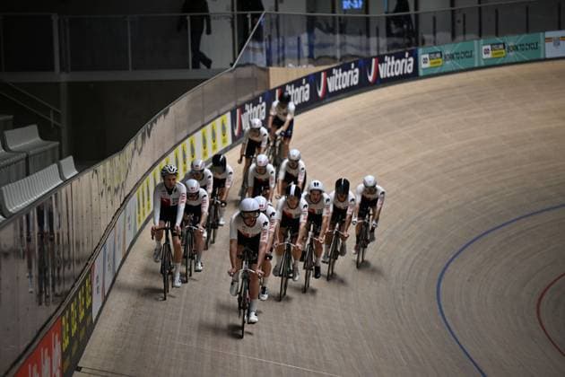 10-02-2025 Allenamento Europei Pista Zolder 2025; 2025, Svizzera; Zolder, Velodromo; 