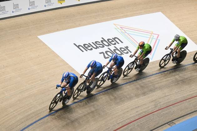 10-02-2025 Allenamento Europei Pista Zolder 2025; 2025, Italia; Zolder, Velodromo; 