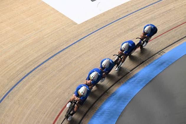 10-02-2025 Allenamento Europei Pista Zolder 2025; 2025, Italia; Zolder, Velodromo; 