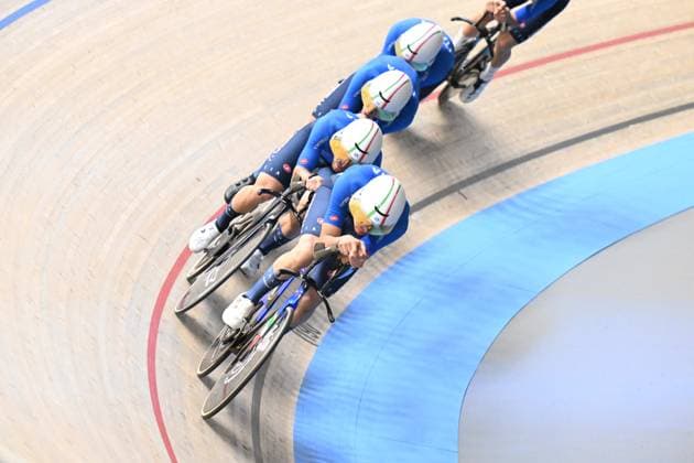 10-02-2025 Allenamento Europei Pista Zolder 2025; 2025, Italia; Zolder, Velodromo; 