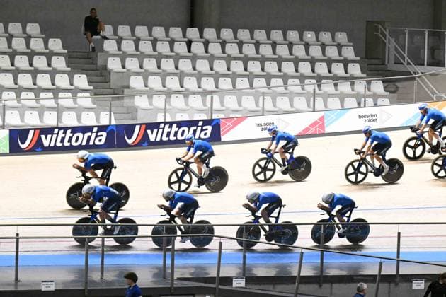 10-02-2025 Allenamento Europei Pista Zolder 2025; 2025, Italia; Zolder, Velodromo; 