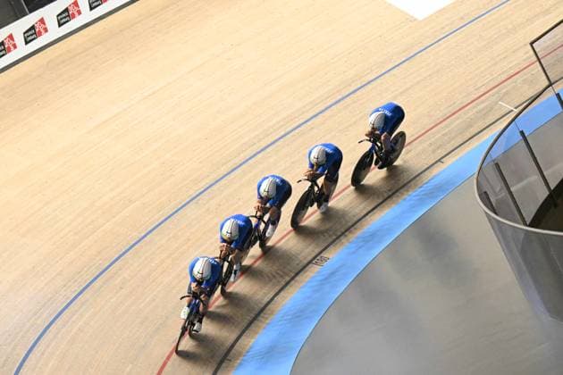 10-02-2025 Allenamento Europei Pista Zolder 2025; 2025, Italia; Zolder, Velodromo; 