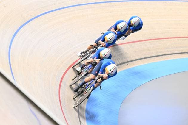 10-02-2025 Allenamento Europei Pista Zolder 2025; 2025, Italia; Zolder, Velodromo; 