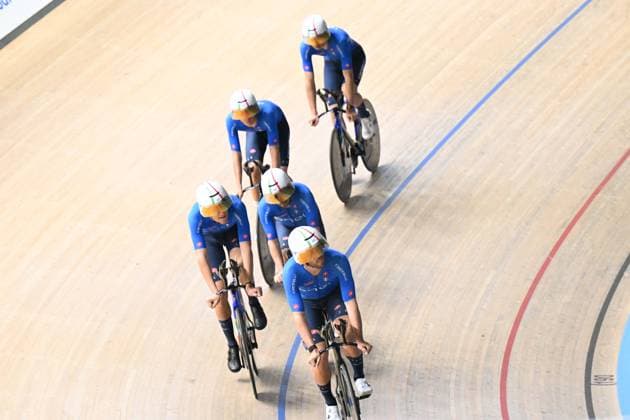 10-02-2025 Allenamento Europei Pista Zolder 2025; 2025, Italia; Zolder, Velodromo; 