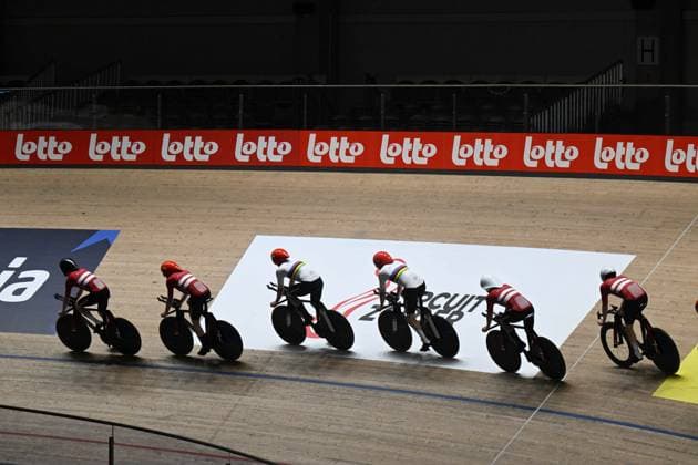 10-02-2025 Allenamento Europei Pista Zolder 2025; 2025, Danimarca; Zolder, Velodromo; 