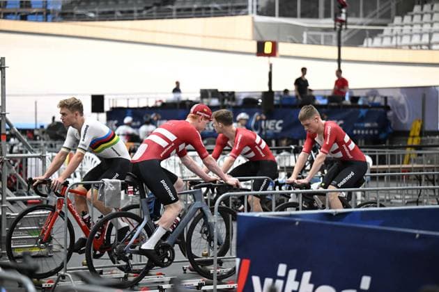 10-02-2025 Allenamento Europei Pista Zolder 2025; 2025, Danimarca; Zolder, Velodromo; 