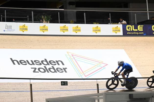10-02-2025 Allenamento Europei Pista Zolder 2025; 2025, Italia; Viviani, Elia; Zolder, Velodromo; 