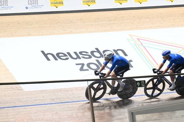 10-02-2025 Allenamento Europei Pista Zolder 2025; 2025, Italia; Viviani, Elia; Zolder, Velodromo; 