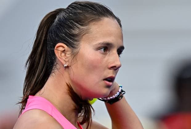 WTA, Tennis Damen QATAR OPEN TENNIS TOURNAMENT ROUND OF 64 Daria Kasatkina competes in her round of 64 match against Polina Kudermetova ahead of the WTA Qatar TotalEnergies Open 2025 tennis tournament at the Khalifa International Tennis Complex in Doha, Qatar, on February 10, 2025. Copyright: xNOUSHADx