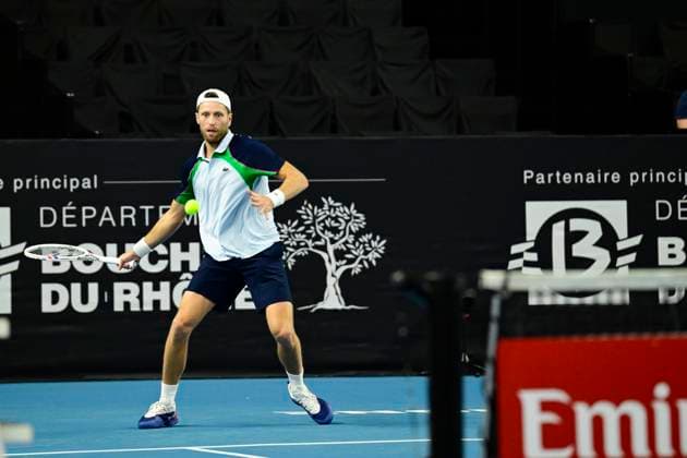 TENNIS : Open 13 Provence 2025 - Marseille - 10 02 2025 L Open 13 Provence se dispute du 10 au 16 fÃ vrier 2025 au Palais des Sports de Marseille. Hugo Grenier (FRA) MarseilleFrance  Copyright: xWilliamxCannarellax