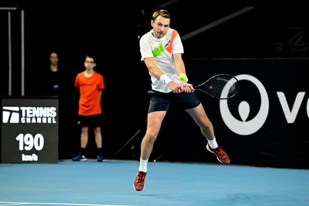 TENNIS : Open 13 Provence 2025 - Marseille - 10 02 2025 L Open 13 Provence se dispute du 10 au 16 fÃ vrier 2025 au Palais des Sports de Marseille. LukaÅ¡ Klein (SVK) MarseilleFrance  Copyright: xWilliamxCannarellax