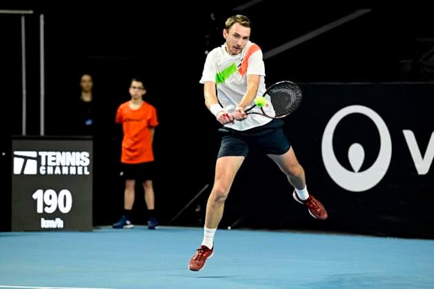 TENNIS : Open 13 Provence 2025 - Marseille - 10 02 2025 L Open 13 Provence se dispute du 10 au 16 fÃ vrier 2025 au Palais des Sports de Marseille. LukaÅ¡ Klein (SVK) MarseilleFrance  Copyright: xWilliamxCannarellax