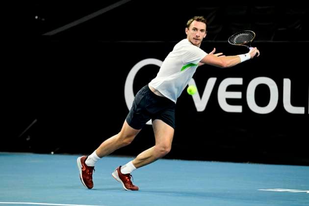 TENNIS : Open 13 Provence 2025 - Marseille - 10 02 2025 L Open 13 Provence se dispute du 10 au 16 fÃ vrier 2025 au Palais des Sports de Marseille. LukaÅ¡ Klein (SVK) MarseilleFrance  Copyright: xWilliamxCannarellax