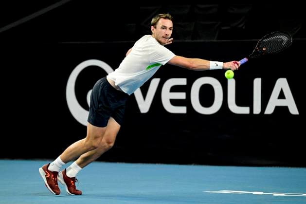 TENNIS : Open 13 Provence 2025 - Marseille - 10 02 2025 L Open 13 Provence se dispute du 10 au 16 fÃ vrier 2025 au Palais des Sports de Marseille. LukaÅ¡ Klein (SVK) MarseilleFrance  Copyright: xWilliamxCannarellax
