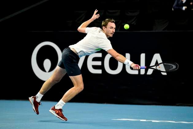 TENNIS : Open 13 Provence 2025 - Marseille - 10 02 2025 L Open 13 Provence se dispute du 10 au 16 fÃ vrier 2025 au Palais des Sports de Marseille. LukaÅ¡ Klein (SVK) MarseilleFrance  Copyright: xWilliamxCannarellax