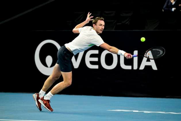TENNIS : Open 13 Provence 2025 - Marseille - 10 02 2025 L Open 13 Provence se dispute du 10 au 16 fÃ vrier 2025 au Palais des Sports de Marseille. LukaÅ¡ Klein (SVK) MarseilleFrance  Copyright: xWilliamxCannarellax