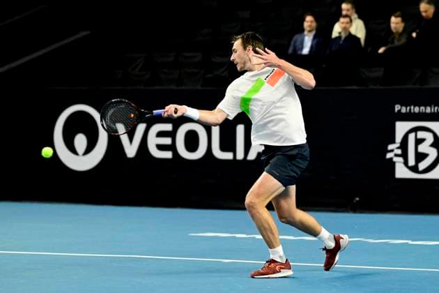 TENNIS : Open 13 Provence 2025 - Marseille - 10 02 2025 L Open 13 Provence se dispute du 10 au 16 fÃ vrier 2025 au Palais des Sports de Marseille. LukaÅ¡ Klein (SVK) MarseilleFrance  Copyright: xWilliamxCannarellax