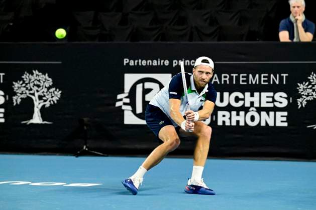 TENNIS : Open 13 Provence 2025 - Marseille - 10 02 2025 L Open 13 Provence se dispute du 10 au 16 fÃ vrier 2025 au Palais des Sports de Marseille. Hugo Grenier (FRA) MarseilleFrance  Copyright: xWilliamxCannarellax