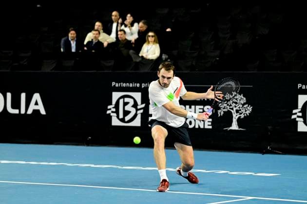 TENNIS : Open 13 Provence 2025 - Marseille - 10 02 2025 L Open 13 Provence se dispute du 10 au 16 fÃ vrier 2025 au Palais des Sports de Marseille. LukaÅ¡ Klein (SVK) MarseilleFrance  Copyright: xWilliamxCannarellax