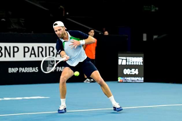 TENNIS : Open 13 Provence 2025 - Marseille - 10 02 2025 L Open 13 Provence se dispute du 10 au 16 fÃ vrier 2025 au Palais des Sports de Marseille. Hugo Grenier (FRA) MarseilleFrance  Copyright: xWilliamxCannarellax