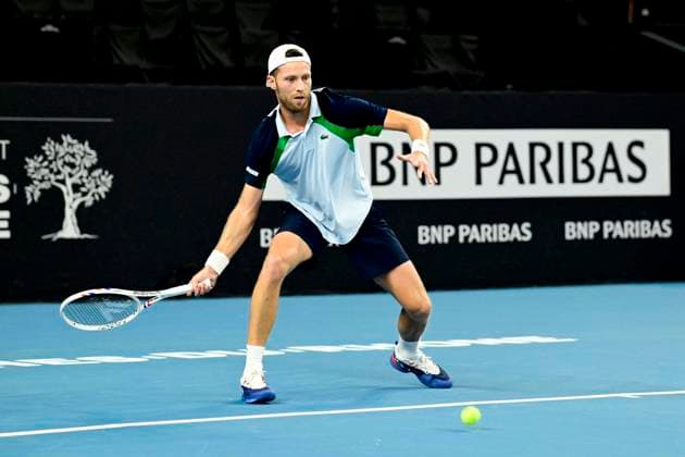 TENNIS : Open 13 Provence 2025 - Marseille - 10 02 2025 L Open 13 Provence se dispute du 10 au 16 fÃ vrier 2025 au Palais des Sports de Marseille. Hugo Grenier (FRA) MarseilleFrance  Copyright: xWilliamxCannarellax