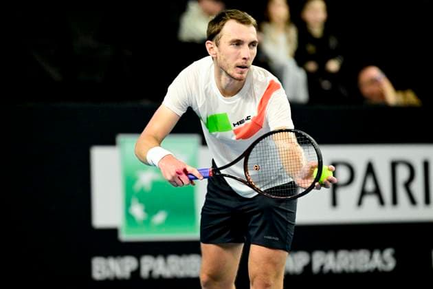 TENNIS : Open 13 Provence 2025 - Marseille - 10 02 2025 L Open 13 Provence se dispute du 10 au 16 fÃ vrier 2025 au Palais des Sports de Marseille. LukaÅ¡ Klein (SVK) MarseilleFrance  Copyright: xWilliamxCannarellax