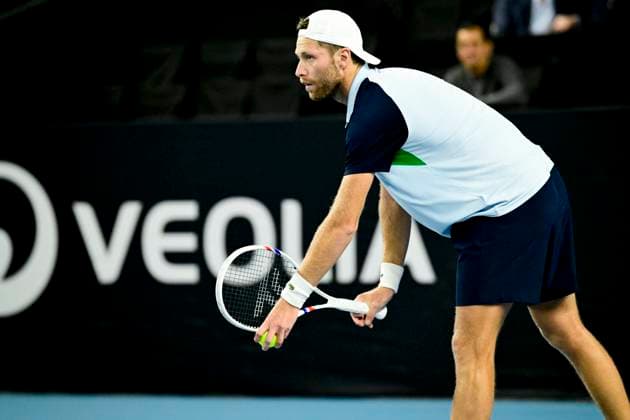 TENNIS : Open 13 Provence 2025 - Marseille - 10 02 2025 L Open 13 Provence se dispute du 10 au 16 fÃ vrier 2025 au Palais des Sports de Marseille. LukaÅ¡ Klein (SVK) MarseilleFrance  Copyright: xWilliamxCannarellax