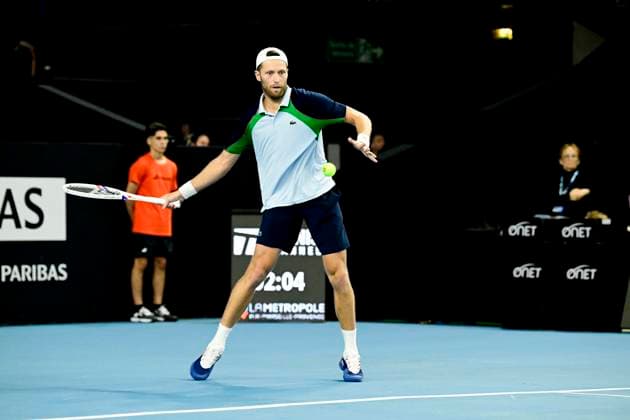 TENNIS : Open 13 Provence 2025 - Marseille - 10 02 2025 L Open 13 Provence se dispute du 10 au 16 fÃ vrier 2025 au Palais des Sports de Marseille. Hugo Grenier (FRA) MarseilleFrance  Copyright: xWilliamxCannarellax