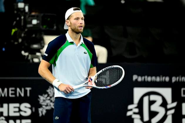 TENNIS : Open 13 Provence 2025 - Marseille - 10 02 2025 L Open 13 Provence se dispute du 10 au 16 fÃ vrier 2025 au Palais des Sports de Marseille. Hugo Grenier (FRA) MarseilleFrance  Copyright: xWilliamxCannarellax