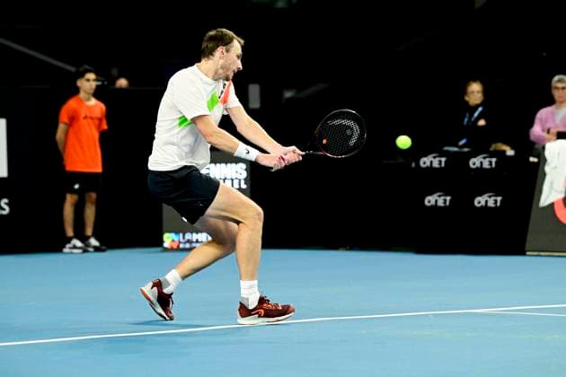 TENNIS : Open 13 Provence 2025 - Marseille - 10 02 2025 L Open 13 Provence se dispute du 10 au 16 fÃ vrier 2025 au Palais des Sports de Marseille. LukaÅ¡ Klein (SVK) MarseilleFrance  Copyright: xWilliamxCannarellax