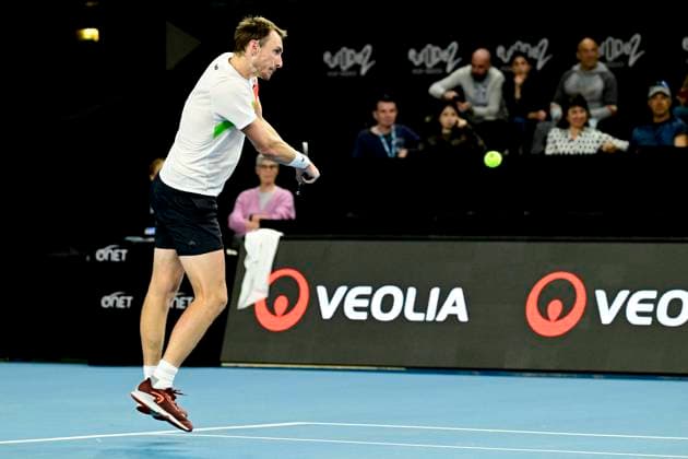TENNIS : Open 13 Provence 2025 - Marseille - 10 02 2025 L Open 13 Provence se dispute du 10 au 16 fÃ vrier 2025 au Palais des Sports de Marseille. LukaÅ¡ Klein (SVK) MarseilleFrance  Copyright: xWilliamxCannarellax