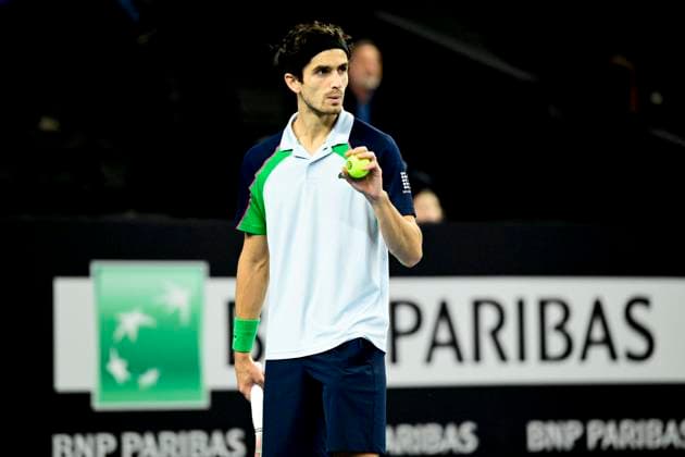 TENNIS : Open 13 Provence 2025 - Marseille - 10 02 2025 L Open 13 Provence se dispute du 10 au 16 fÃ vrier 2025 au Palais des Sports de Marseille. Pierre-Hugues Herbert (FRA) MarseilleFrance  Copyright: xWilliamxCannarellax