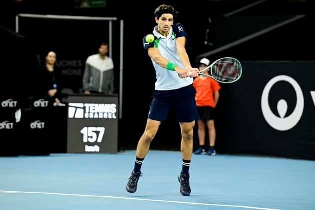 TENNIS : Open 13 Provence 2025 - Marseille - 10 02 2025 L Open 13 Provence se dispute du 10 au 16 fÃ vrier 2025 au Palais des Sports de Marseille. Pierre-Hugues Herbert (FRA) MarseilleFrance  Copyright: xWilliamxCannarellax