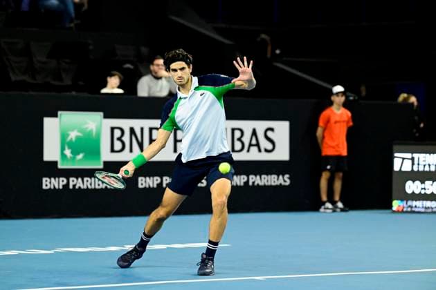 TENNIS : Open 13 Provence 2025 - Marseille - 10 02 2025 L Open 13 Provence se dispute du 10 au 16 fÃ vrier 2025 au Palais des Sports de Marseille. Pierre-Hugues Herbert (FRA) MarseilleFrance  Copyright: xWilliamxCannarellax