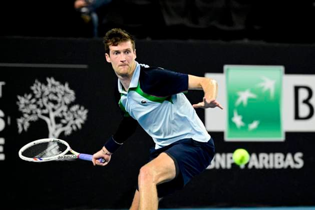 TENNIS : Open 13 Provence 2025 - Marseille - 10 02 2025 L Open 13 Provence se dispute du 10 au 16 fÃ vrier 2025 au Palais des Sports de Marseille. Manuel Guinard (FRA) MarseilleFrance  Copyright: xWilliamxCannarellax