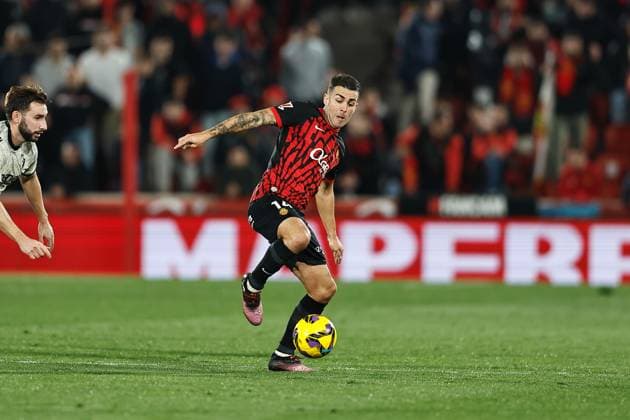 Dani Rodriguez (Mallorca), FEBRUARY 10, 2025 - Football Soccer : Spanish La Liga EA Sports match between RCD Mallorca 1-1 CA Osasuna at the Estadi Mallorca Son Moix in Palma de Mallorca, Spain. Noxthirdxpartyxsales  (281331752)