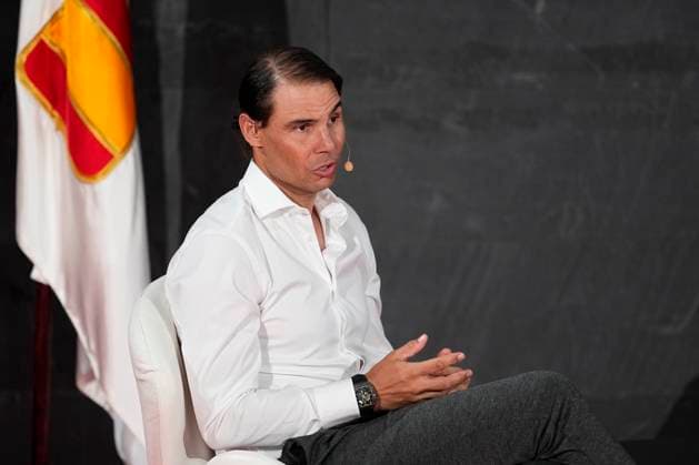 February 11, 2025, Madrid, Madrid, SPAIN: Rafael Nadal during a tribute of Rafael Nadal celebrated at COE headquarters on February 11, 2025, in Madrid, Spain. Madrid SPAIN - ZUMAa181 20250211_zaa_a181_018 Copyright: xOscarxJ.xBarrosox