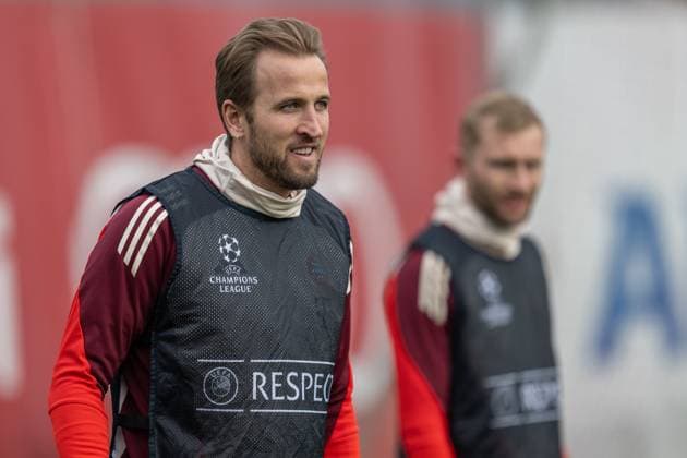 Harry Kane 9 FC Bayern Muenchen , final training before the UEFA Champions League match against Celtic Glasgow, season 2024 2025 at Saebener Strasse 11 02 2025 DFB regulations prohibit any use of photographs as image sequences and or quasi video Muenchen Bayern Germany Copyright: xkolbert-press UlrichxGamelx