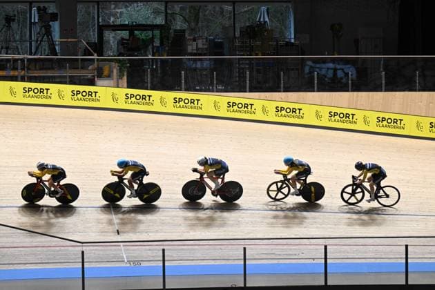 11-02-2025 Allenamento 2 Europei Pista Zolder 2025; 2025, Ukraina; Zolder, Velodromo; 