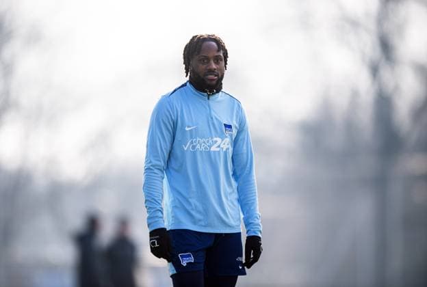 Fussball, Herren, Saison 2024 25, 2. Bundesliga, Hertha BSC, Training, Deyovaisio Zeefuik (Hertha BSC), 11.02. 2025, Copyright: xSebastianxRäppold MatthiasxKochx
