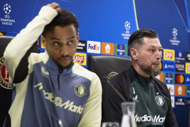 Football, CL, Interim Feyenoord, Press conference