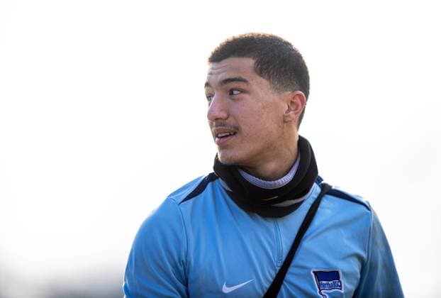 Soccer, Men, Season 2024 25, 2 Bundesliga, Hertha BSC, Training, Ibrahim Maza Hertha BSC , 11 02 2025, Copyright: xSebastianxRäppold MatthiasxKochx