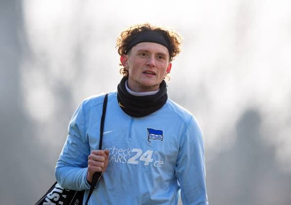 Soccer, Men, Season 2024 25, 2 Bundesliga, Hertha BSC, Training, Fabian Reese Hertha BSC , 11 02 2025, Copyright: xSebastianxRäppold MatthiasxKochx