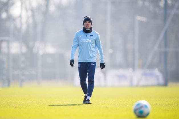 Soccer, Men, Season 2024 25, 2 Bundesliga, Hertha BSC, Training, Jon Dagur Thorsteinsson Hertha BSC , 11 02 2025, Copyright: xSebastianxRäppold MatthiasxKochx